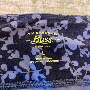 G.H. Bass & Co. Floral Leggings